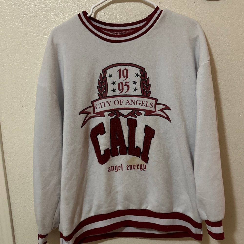 White Cali Sweater